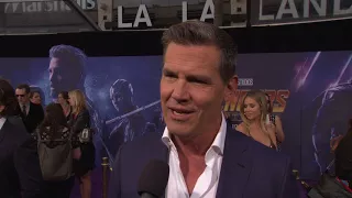 Avengers: Infinity War: Josh Brolin "Thanos" World Premiere Movie Interview | ScreenSlam