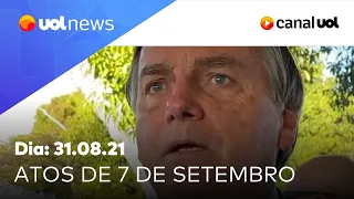 7 de setembro: Josias comenta liberação de atos a favor e contra Bolsonaro | UOL News  (31/08/2021)