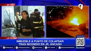 Jirón Áncash: bomberos llevan trabajando más de 30 horas para sofocar incendio en almacén