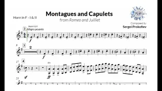 NEW PLAY ALONG: Montagnes and capulets for HORN (no metronome in the description👇)