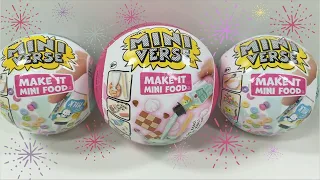 ASMR MiniVerse Make it Mini Food ASMR unboxing