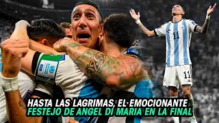 ¡HASTA LAS LAGRIMAS! ASÍ fue el EMOCIONANTE FESTEJO de DI MARIA y ARGENTINA en el SEGUNDO GOL