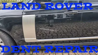 Land Rover Dented door repair