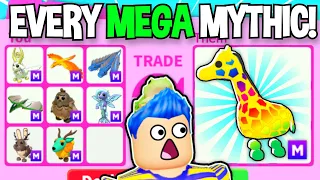 Trading EVERY *MEGA MYTHIC EGG PET* In Adopt Me Roblox AT ONCE!! Roblox Adopt Me *TRADING PROOFS*