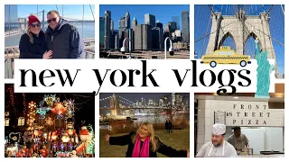 NEW YORK VLOGS DECEMBER 2022 / BROOKLYN BRIDGE, SHOPPING & CHRISTMAS LIGHTS AT DYKER HEIGHTS