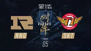 RNG x SKT (Mundial 2017 - Semifinal - Jogo 5)