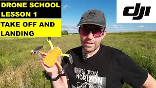 DJI MINI 2 SE DRONE SCHOOL, TUTORIAL, HOW TO FLY, LESSON 1 TAKEOFF AND LANDING, LOCATION RIDGEWAY