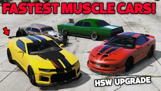 Fastest NEW Muscle Cars in GTA Online