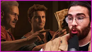 Revisiting Uncharted 4 | HasanAbi Reacts to videogamedunkey