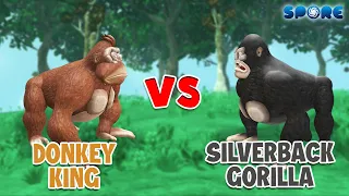 Donkey Kong vs Silverback Kong | Cartoon vs Animal [S3E2] | SPORE