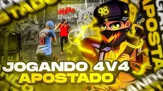 🔥FREE FIRE - AO VIVO 🔥4V4 🔥 JOGANDO APOSTADO 🔥