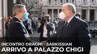 Il Presidente Draghi incontra il Presidente della Repubblica d’Armenia