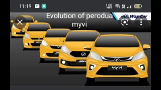 evolution of perodua myvi my vehicle
