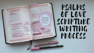 Psalms of Love Scripture Writing Process | Creative Faith & Co.