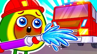 🔥 Super Firefighter Rescue Team 🧑‍🚒🧯 || VocaVoca🥑💖 Kids Songs And Nursery Rhymes