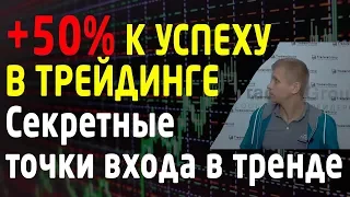 Пропустили всё движение? 3 секретных точки входа в импульсном тренде. Трейдинг