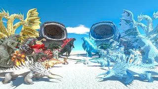 Monsterverse Titans vs Ice Itseft - Animal Revolt Battle Simulator