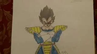 Vegeta (scouter) drawn by Wasabi