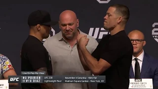 Diaz v Poirier and Woodley v Till: Full UFC 25th anniversary press conference