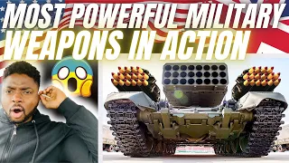 🇬🇧BRIT Reacts To THE 12 MOST POWERFUL MILITARY WEAPONS IN ACTION!