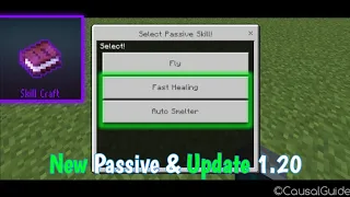 Minecraft Bedrock Addon: Skill Craft New Passive & Update 1.20