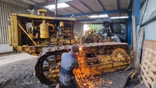 Caterpillar D8 undercarriage restoration part 1