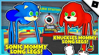 Find Mommy Long Legs Morphs - How to get MOMMY LONG LEGS SONIC AND KNUCKLES BADGES (ROBLOX)