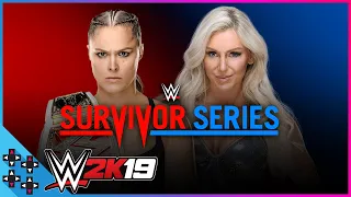 Survivor Series 2018: Ronda Rousey vs. Charlotte Flair - WWE 2K19 Match Sims