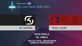 SK Gaming vs Liquid - map3: de_cbble - ESL One New York 2017 - Semi-finals