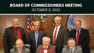 October 5, 2022 - Dare County Board of Commissioners Meeting