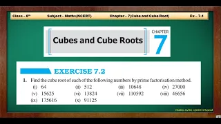 class 8 maths ch 7 ex 7.2 q 1 | cube and cube roots class 8 ex 7.2 q 1 | Maths With GREEN Board