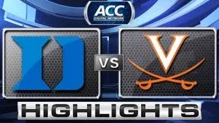 Duke vs Virginia Basketball Highlights 2/28/13