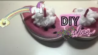 DIY UNICORN SHOES (sandal)