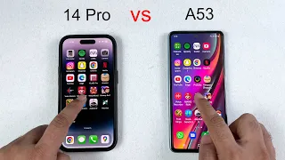 iPhone 14 Pro vs A53 - SPEED TEST