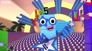 Numberblocks | Back to School Celebration 🏫📚 | Learn to Count reversed