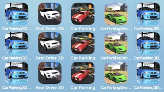 Car Parking 3D, Real Driver 3D, Car Parking and More Car Games iPad Gameplay