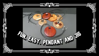 20 min. Great gift or easy craft sale!.. #Woodturning #pendant