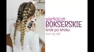 Warkocze bokserskie krok po kroku - hair by Jul