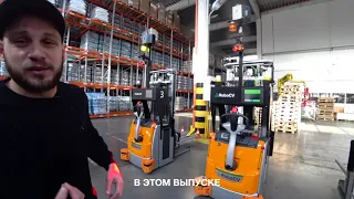 Robotic warehouse equipment #robot #forklift