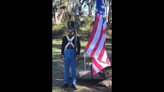 SW0145 Honoring SemWar Combatants Spurs History Student to Don an 1830s Army Private Uniform