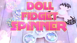 DIY - How to Make: FIDGET SPINNER really spins!!! Handmade Doll Crafts - 4K
