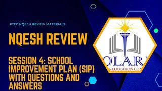 NQESH / Principal's Test Review Session 4: SIP Development
