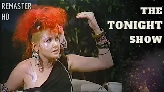 Cyndi Lauper - Interview on "The Tonight Show" 1984 - (REMASTER)