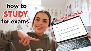 THE FAIL PROOF REVISION TIMETABLE - how to efficiently study & revise for exams