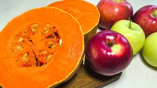 The combination of PUMPKIN and APPLES is always a good option! The recipe is time-tested!