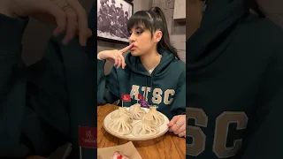 How to eat khinkali correctly! Diana Ankudinova