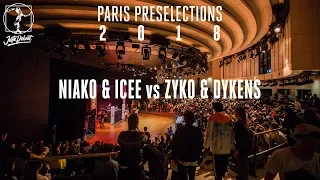 Paris preselections - Hip hop semi final : Niako & Icee vs Zyko & Dykenz