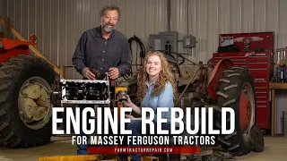 How to Rebuild the Engine on your Massey Ferguson TO20, TO30, 35, 50, 135 with Continental Gas