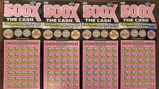 500 X The Cash. 25 MILLONES de Dolares en un Ticket. Raspadito de Loteria Mas Caro de la Florida.