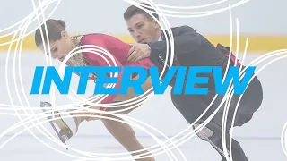 Interview: Anastasia Mishina & Aleksandr Galliamov (RUS) | #WorldJFigure 2019